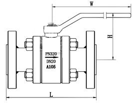 高壓鍛鋼球閥(圖1)