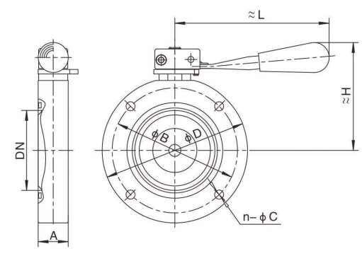 GI高真空蝶閥(圖1)