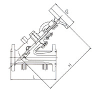 BJ45W保溫直流式截止閥(圖1) BJ45W保溫直流式截止閥(圖1)
